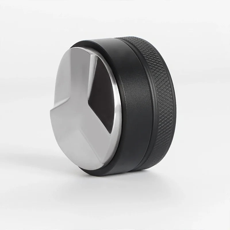 54mm coffee distributor with a 53mm stainless steel base and three angled slopes
